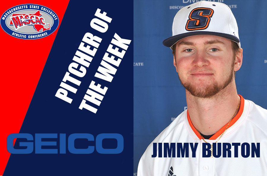 Jimmy Burton Named MASCAC Pitcher of the Week
