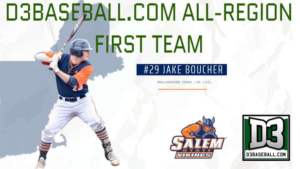 Jake Boucher Named to D3baseball.com All-Region First Team