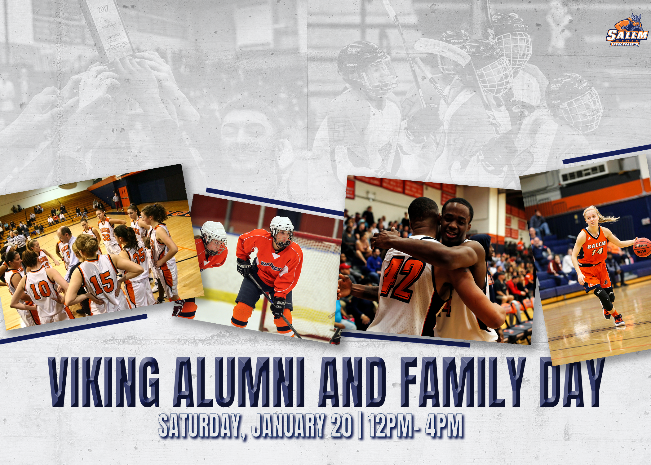 Join us on Saturday, January 20th for our Viking Alumni and Family Day