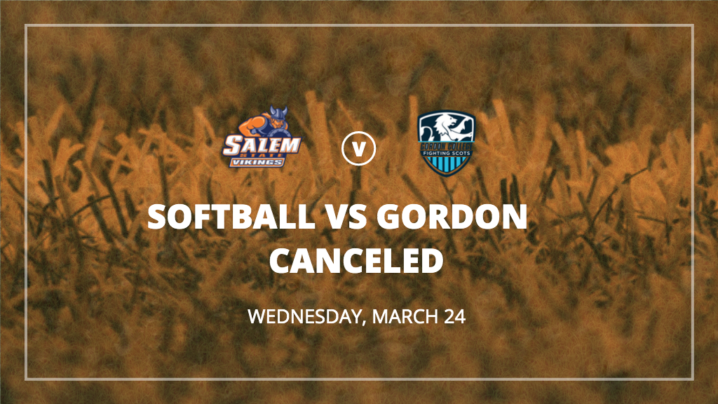 Softball vs. Gordon Canceled - Wednesday, March 24