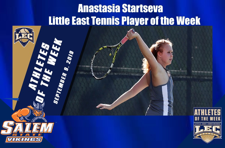 Anastasia Startseva Named Little East Women's Tennis Player of the Week