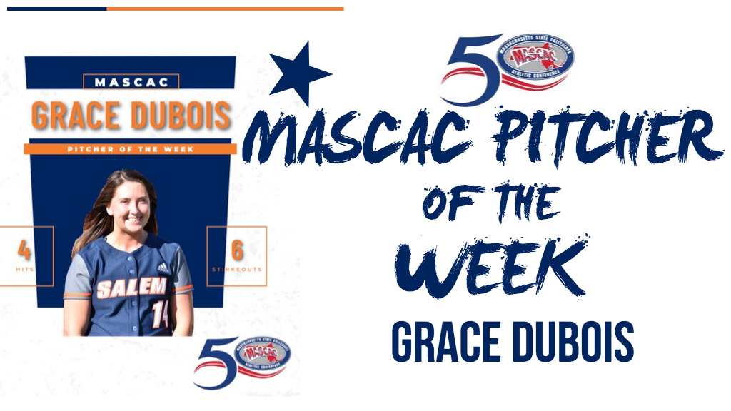 Grace DuBois Named MASCAC Pitcher of the Week