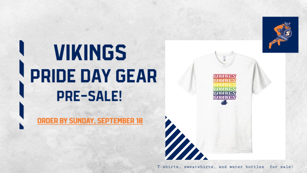 Viking's Pride Day Gear Pre- Sale