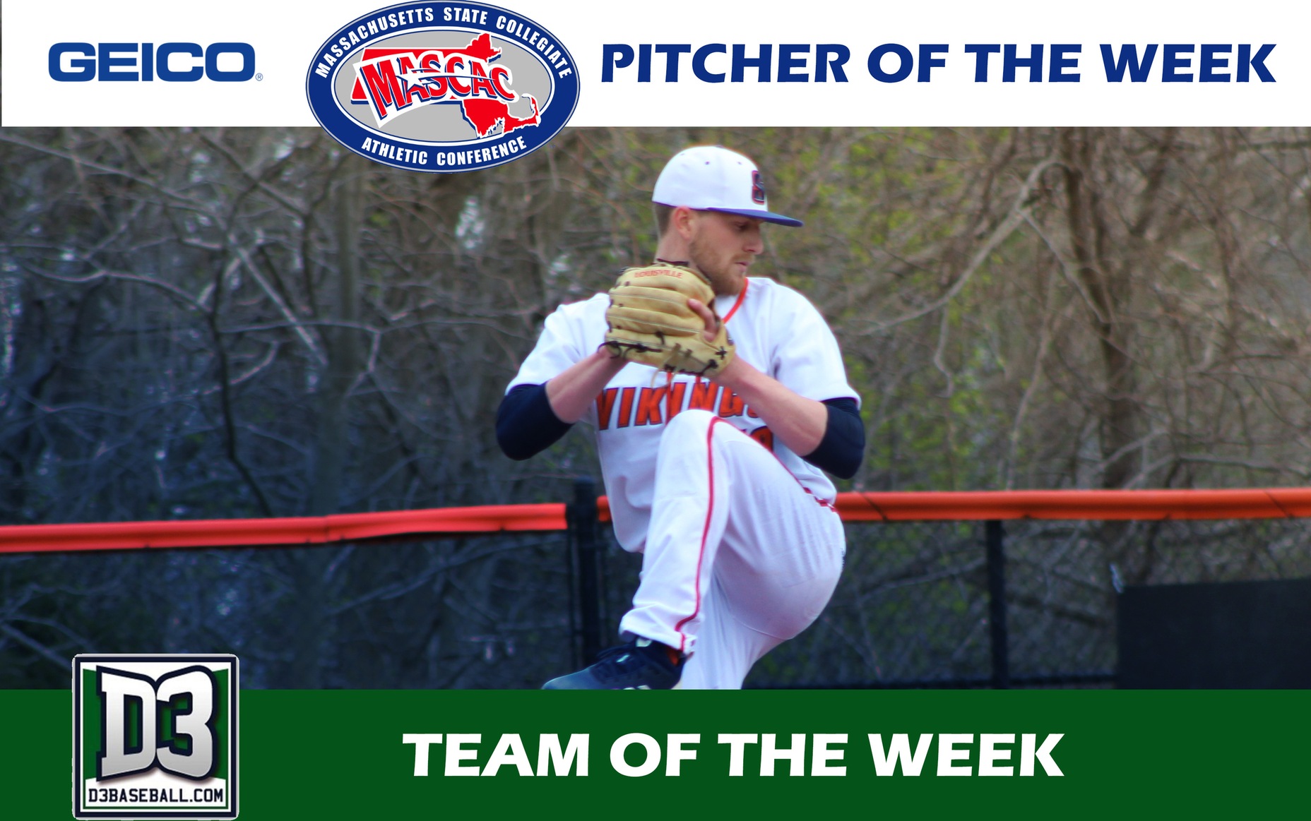 Stephen Keskinidis Named GEICO MASCAC Pitcher of the Week and to D3BASEBALL.COM Team of the Week