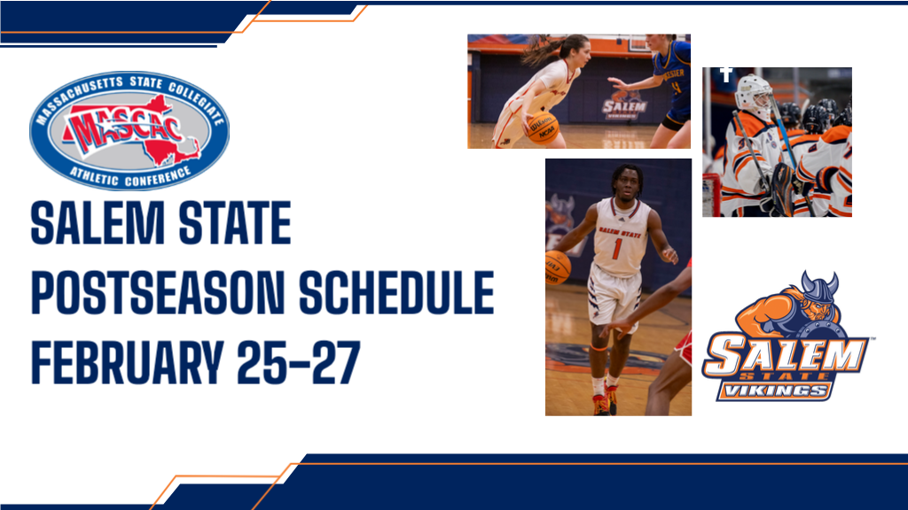 Salem State Set to Host MASCAC Tournament Games This Week