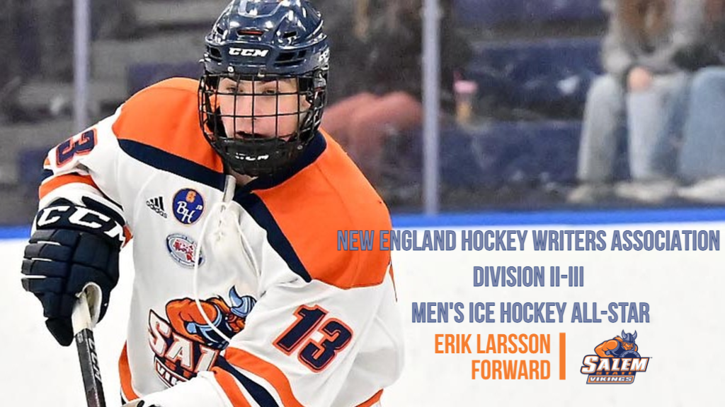Larsson Earns Division II-III All-Star Honors from New England Hockey Writers Association