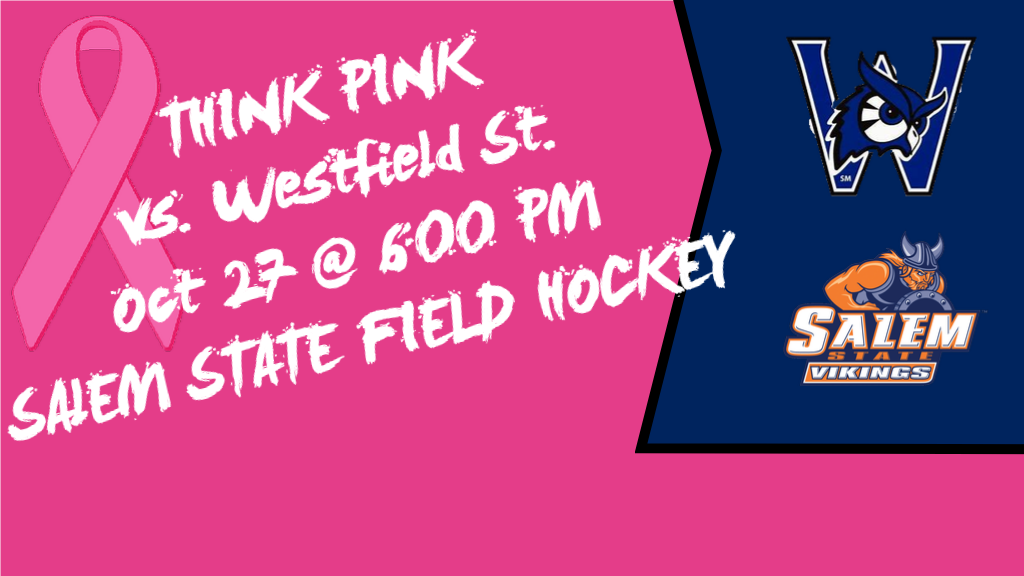 Field Hockey Think Pink Day, Wednesday - October 27