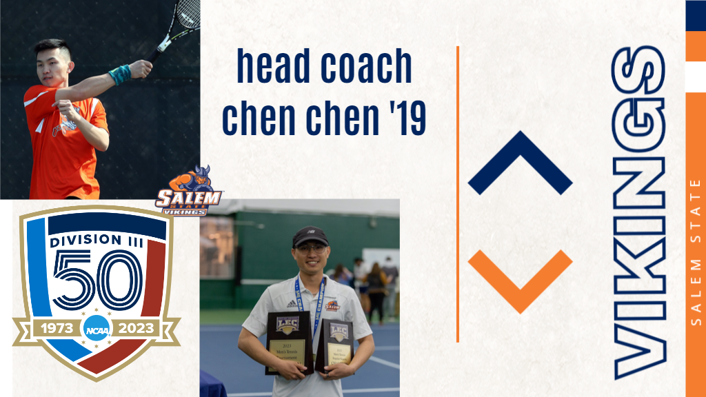 Celebrating 50 years of Division III athletics | head men's & women's tennis coach and former viking Chen Chen '19