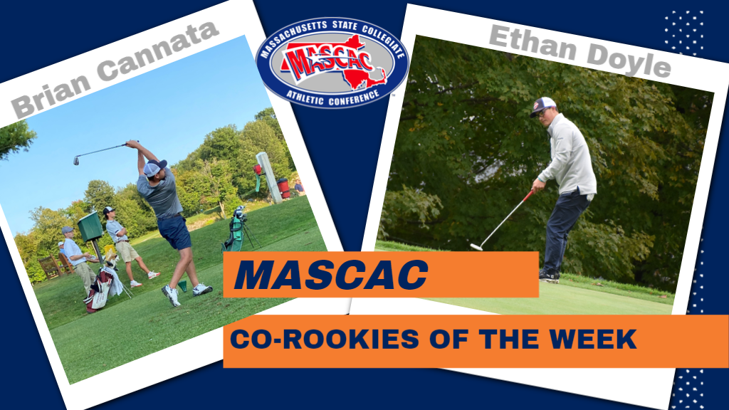 Cannata, Doyle Named MASCAC Men's Golf Co-Rookies of the Week